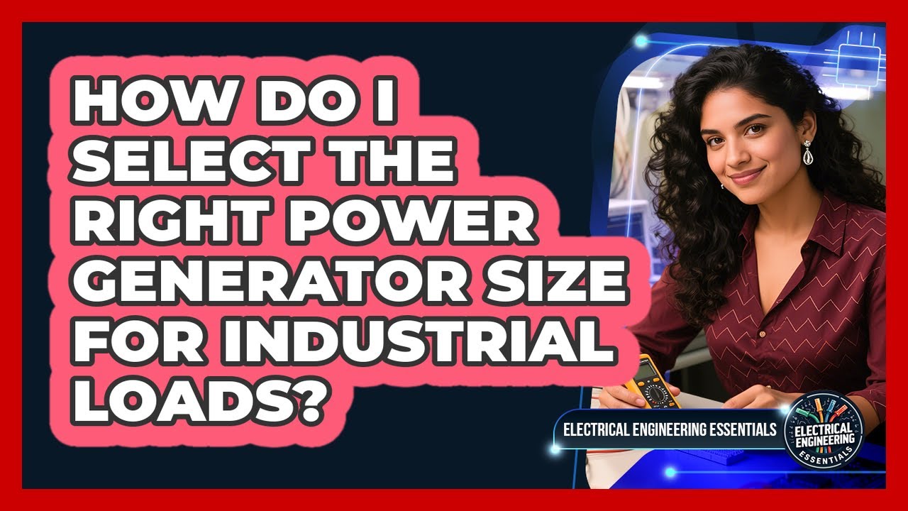 How Do I Select The Right Power Generator Size For Industrial Loads?