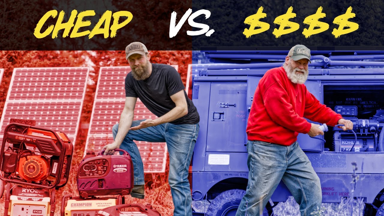 Gas vs. Diesel Generators | Best Choice For Off-Grid Battery Charging